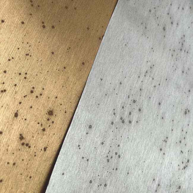 Silver Burnished Patina White Silver Wallpaper - York Wallcoverings - AC9211 - York Wallcoverings Wallpaper