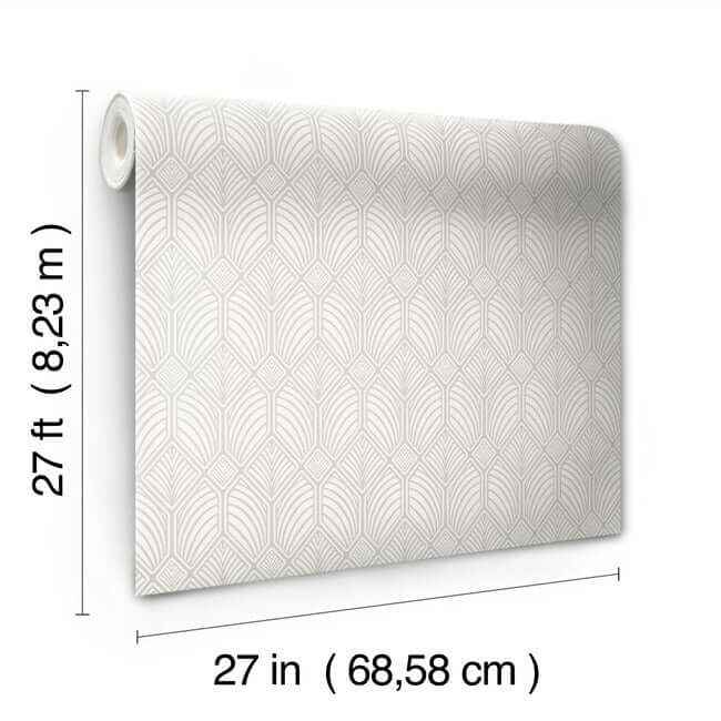 Craftsman Grey Wallpaper - York Wallcoverings - AC9181 - York Wallcoverings Wallpaper