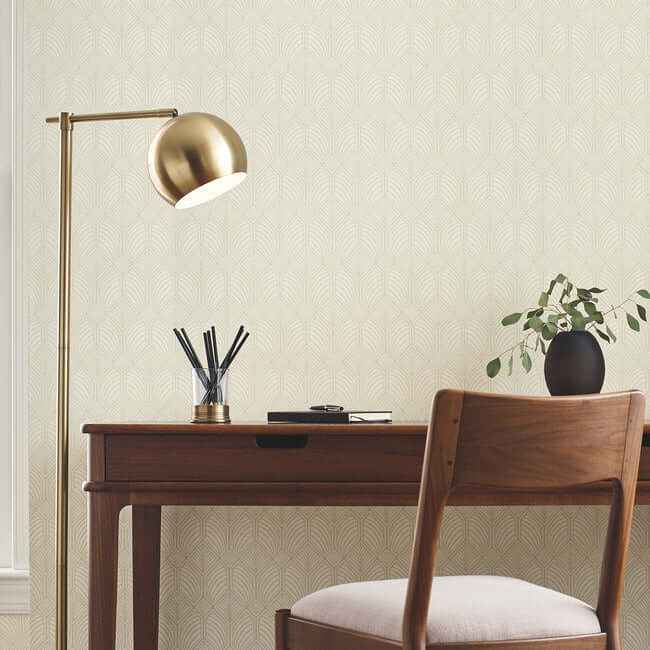 Craftsman Light Beige Wallpaper - York Wallcoverings - AC9182 - York Wallcoverings Wallpaper