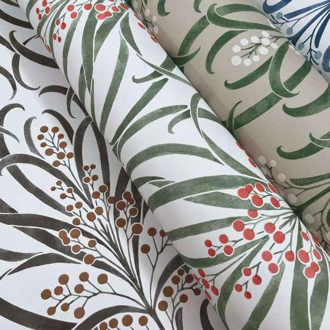 Calluna Linen Metallic Wallpaper - York Wallcoverings - AC9144 - York Wallcoverings Wallpaper