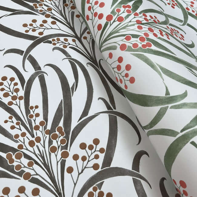 calluna-white-taupe-metallic-wallpaper-york-wallcoverings-ac9142 - York Wallcoverings Wallpaper