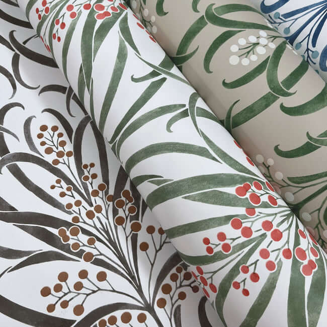 calluna-white-taupe-metallic-wallpaper-york-wallcoverings-ac9142 - York Wallcoverings Wallpaper