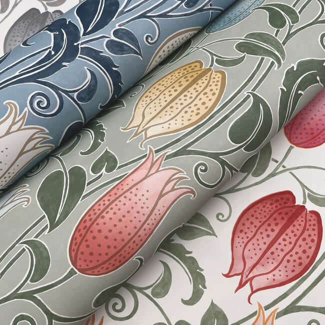 canterbury-bells-sage-wallpaper-york-wallcoverings-ac9202 - York Wallcoverings Wallpaper
