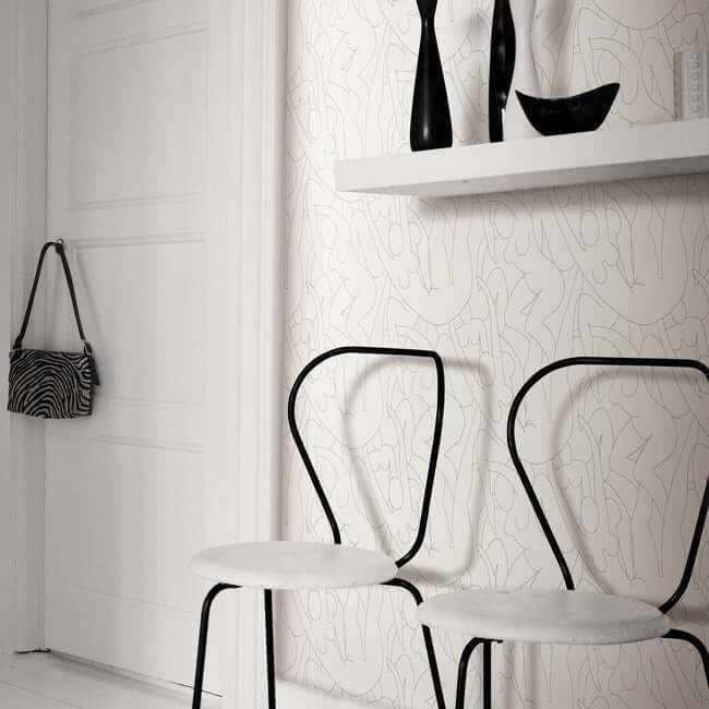 Head over Heels Beige Metallic Peel & Stick Wallpaper - York Wallcoverings - PSW1258RL