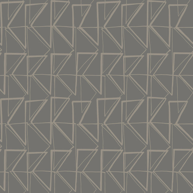 love-triangles-premium-peel-stick-wallpaper-charcoal-glint-metallic-york-wallcoverings-psw1254rl