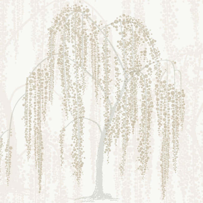 willow-glow-neutral-wallpaper-york-wallcoverings-dt5061 - York Wallcoverings Wallpaper