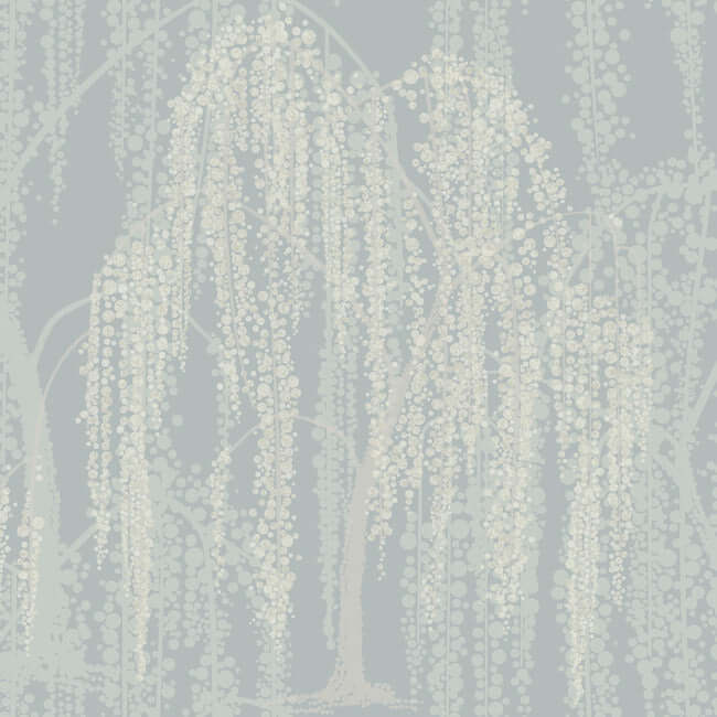 willow-glow-smokey-blue-wallpaper-york-wallcoverings-dt5063 - York Wallcoverings Wallpaper