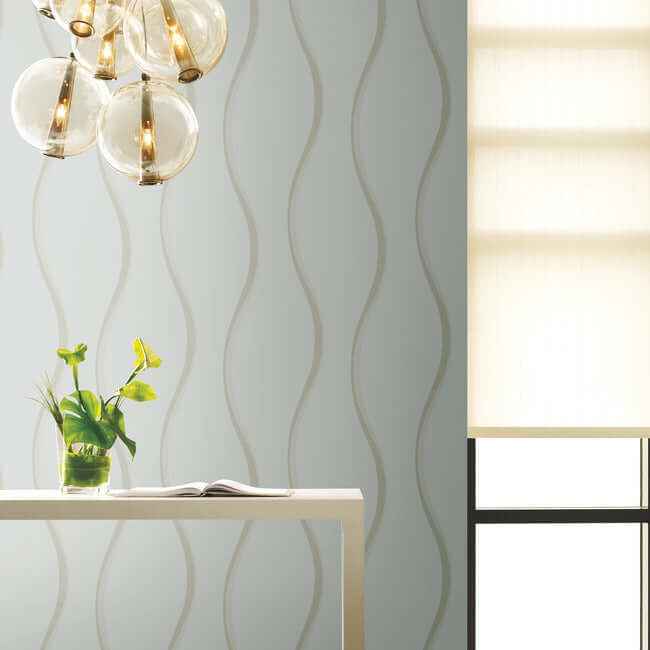 Unfurl Blue Wallpaper - York Wallcoverings - DT5113 - York Wallcoverings Wallpaper