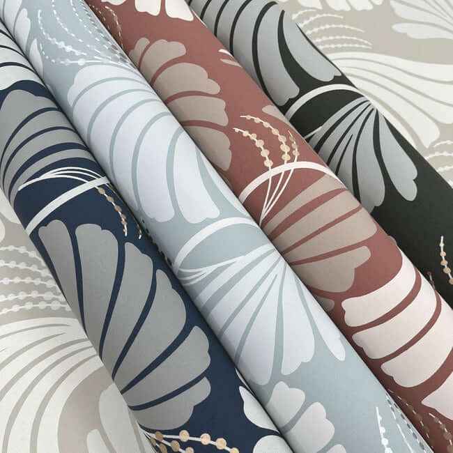 Dancing Leaves Tan Wallpaper - York Wallcoverings - DT5131 - York Wallcoverings Wallpaper