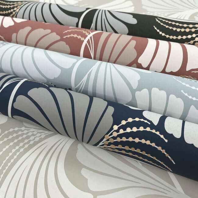 Dancing Leaves Tan Wallpaper - York Wallcoverings - DT5131 - York Wallcoverings Wallpaper