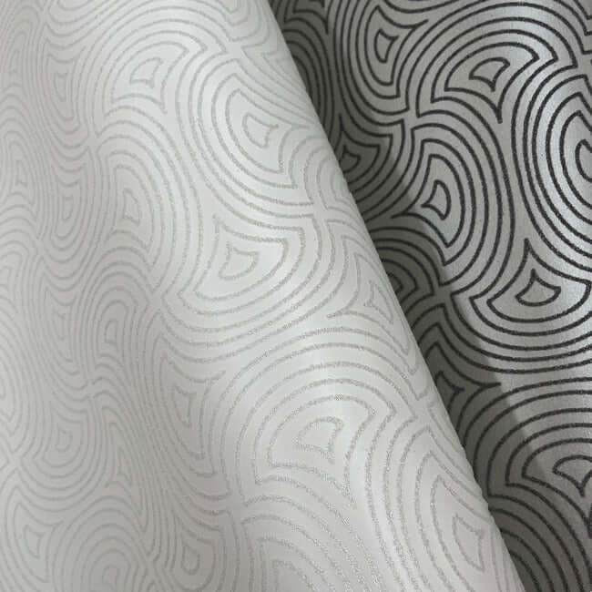 hourglass-silver-wallpaper-york-wallcoverings-dt5144 - York Wallcoverings Wallpaper