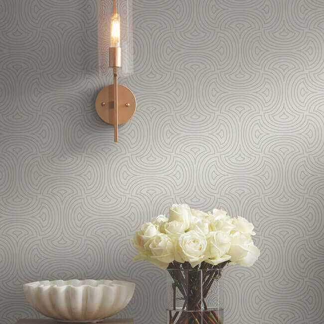 hourglass-white-wallpaper-york-wallcoverings-dt5142 - York Wallcoverings Wallpaper