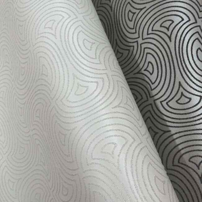 Hourglass White Wallpaper - York Wallcoverings - DT5142 - York Wallcoverings Wallpaper
