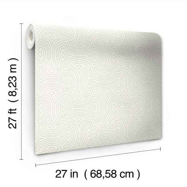 Hourglass White Wallpaper - York Wallcoverings - DT5142 - York Wallcoverings Wallpaper