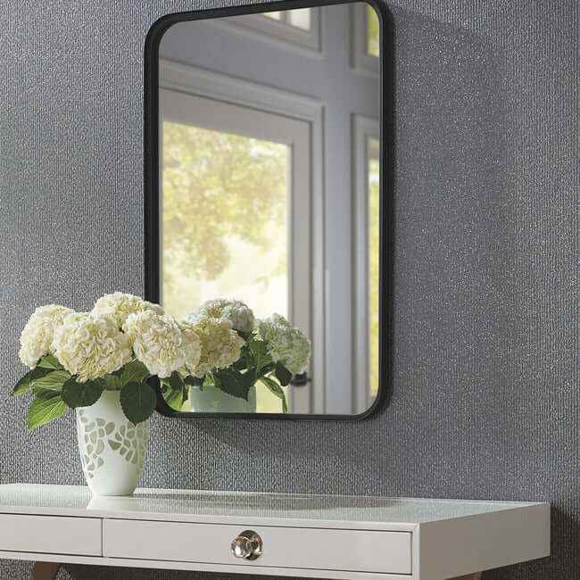 Dazzle Charcoal Wallpaper - York Wallcoverings - DT5092