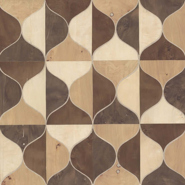 burlwood-ogee-warm-neutral-wallpaper-york-wallcoverings-dt5003 - York Wallcoverings Wallpaper