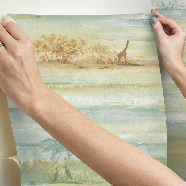 savanna-sunset-premium-peel-stick-wallpaper-sunset-york-wallcoverings-psw1348rl
