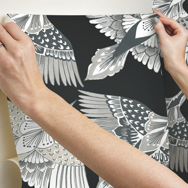 feather-flight-premium-peel-stick-wallpaper-black-york-wallcoverings-psw1351rl