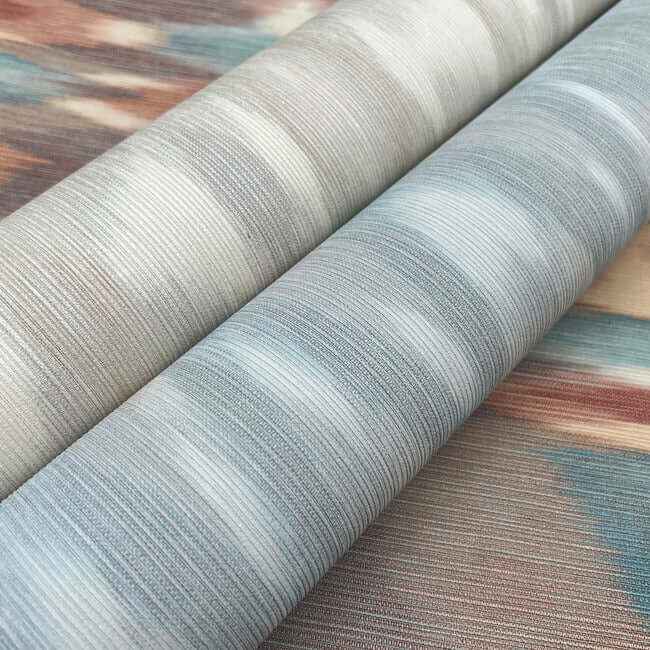 Sunrise Flame Light Blue Wallpaper - York Wallcoverings - MI10321 - York Wallcoverings Wallpaper