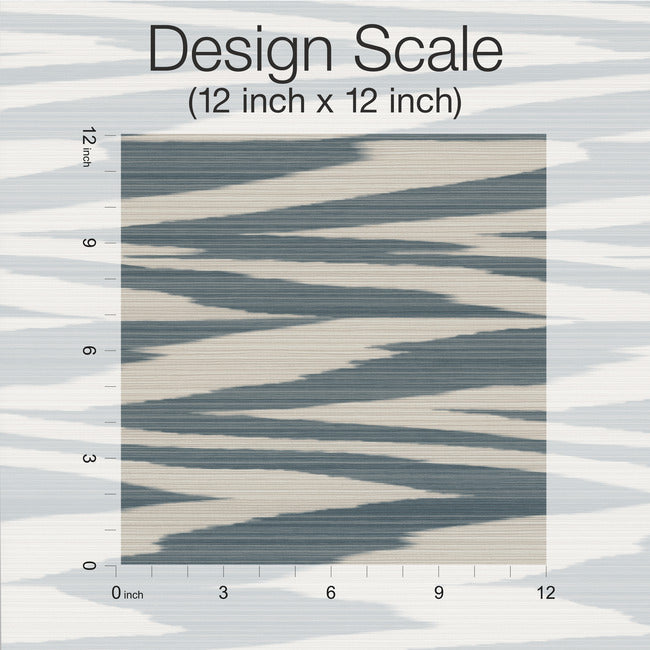 flamed-zig-zag-wallpaper-blue-cream-york-wallcoverings-mi10340
