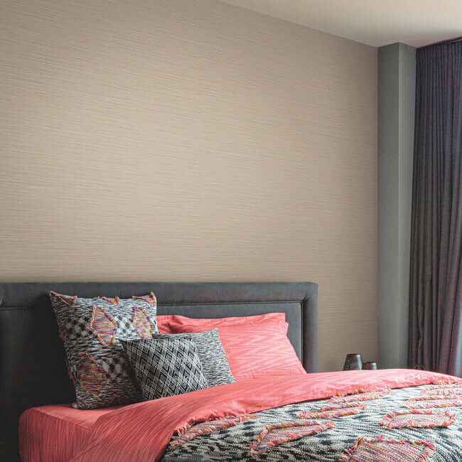 Cannete Beige Wallpaper - York Wallcoverings - MI10375 - York Wallcoverings Wallpaper