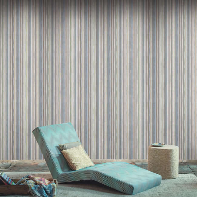 striped-sunset-glitter-blue-grey-wallpaper-york-wallcoverings-mi10395 - York Wallcoverings Wallpaper