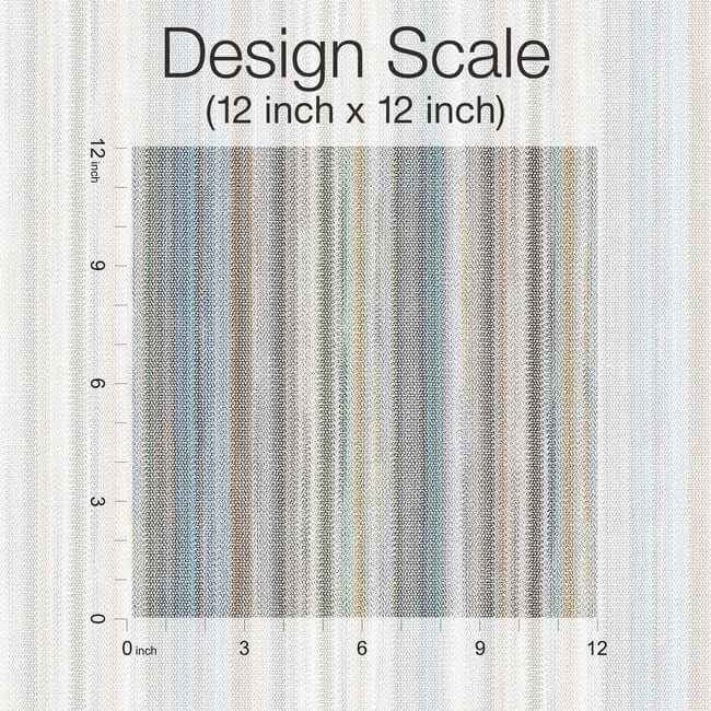 Striped Sunset Glitter Blue & Grey Wallpaper - York Wallcoverings - MI10395 - York Wallcoverings Wallpaper