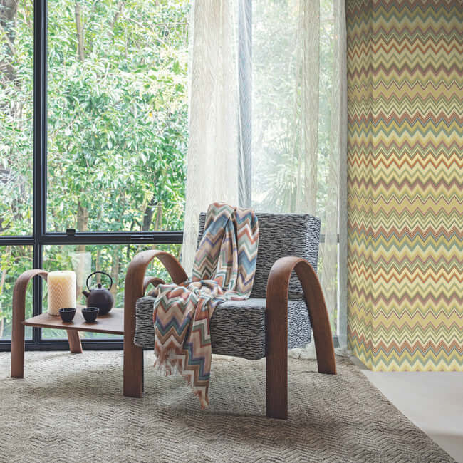happy-zigzag-gold-wallpaper-york-wallcoverings-mi10336 - York Wallcoverings Wallpaper
