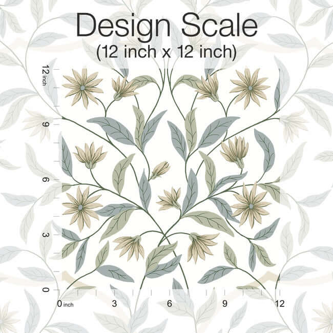 eucalyptus-jasmine-wallpaper-york-wallcoverings-go8253 - York Wallcoverings Wallpaper