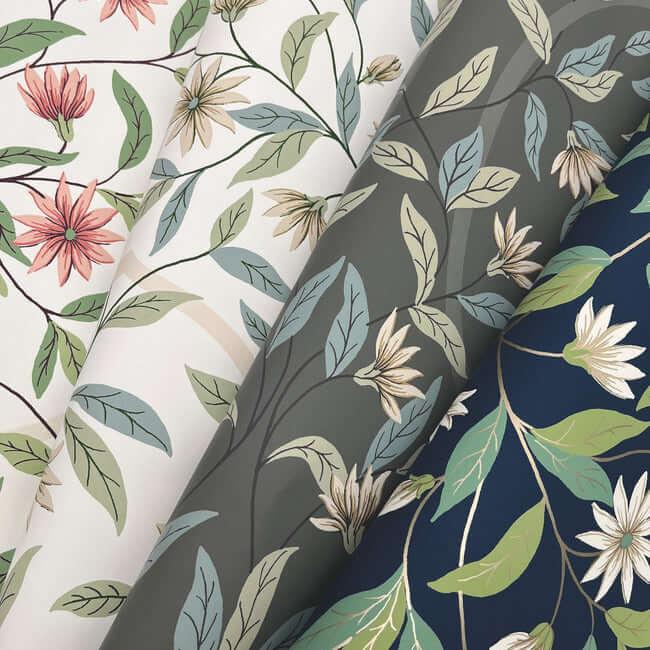 eucalyptus-jasmine-wallpaper-york-wallcoverings-go8253 - York Wallcoverings Wallpaper