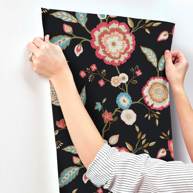 dahlia-blooms-wallpaper-midnight-multi-york-wallcoverings-go8232