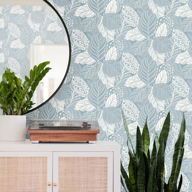 vinca-wallpaper-smokey-blue-york-wallcoverings-go8225