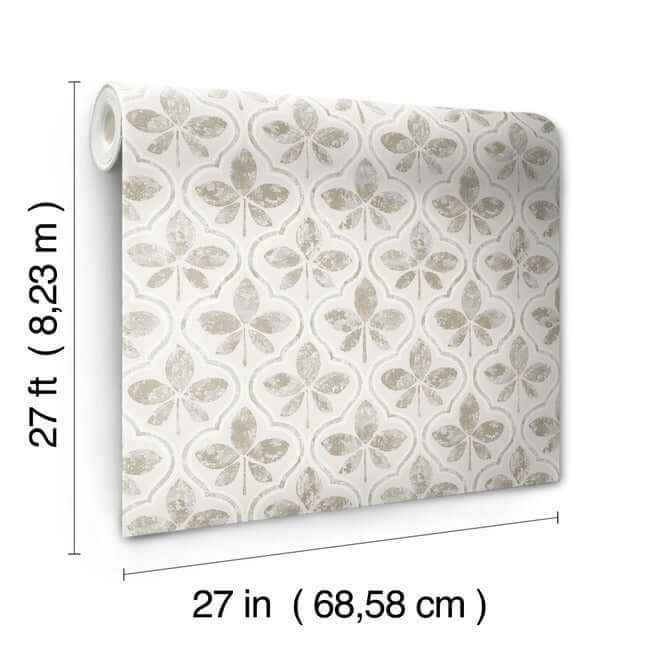 Sevilla Grey Wallpaper - York Wallcoverings - GO8272 - York Wallcoverings Wallpaper