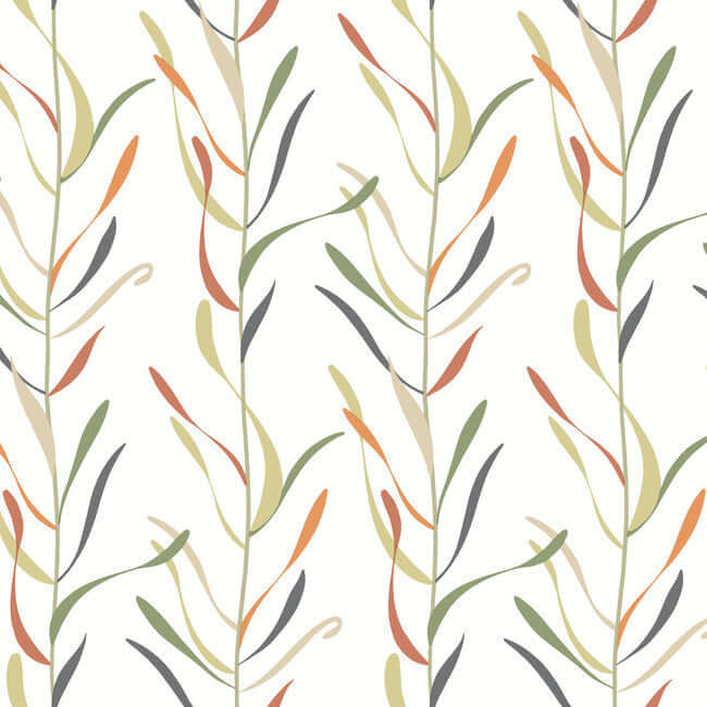 chloe-vine-sienna-wallpaper-york-wallcoverings-go8321 - York Wallcoverings Wallpaper