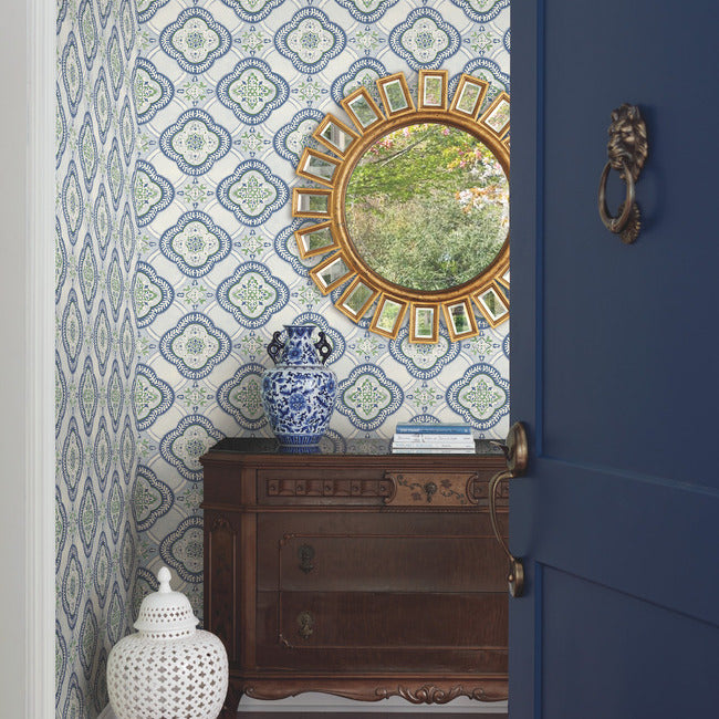 garden-trellis-wallpaper-cobalt-york-wallcoverings-go8216