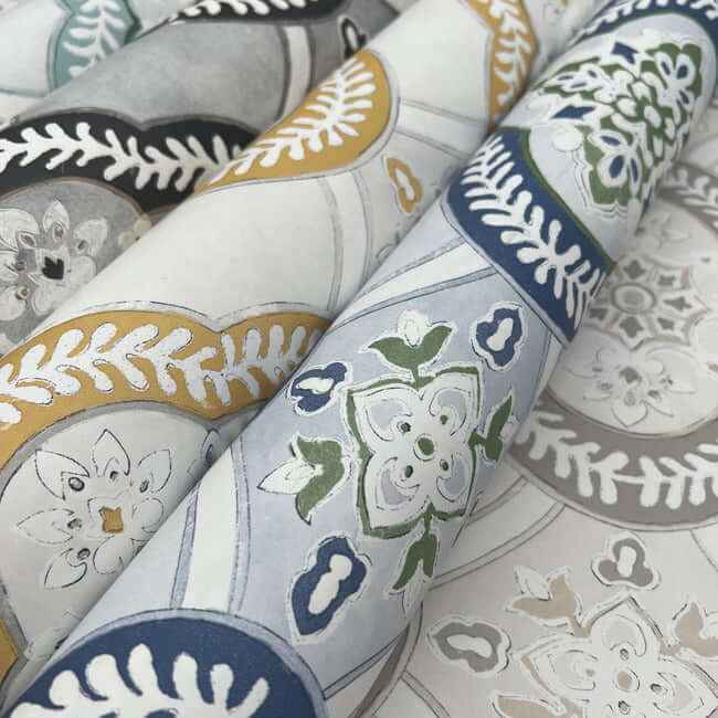 Garden Trellis Onyx Wallpaper - York Wallcoverings - GO8213 - York Wallcoverings Wallpaper