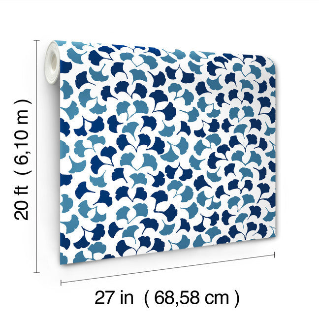 forest-glade-peel-and-stick-wallpaper-navy-blue-york-wallcoverings-psw1390rl