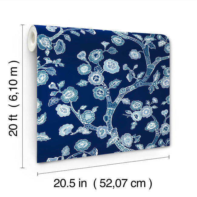 temple-garden-premium-peel-stick-wallpaper-navy-blue-york-wallcoverings-psw1407rl