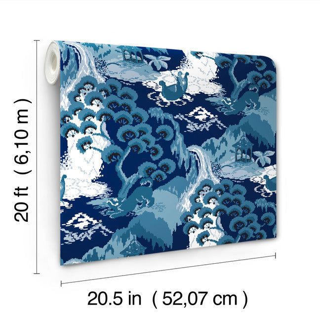 old-peking-premium-peel-stick-wallpaper-navy-blue-york-wallcoverings-psw1403rl