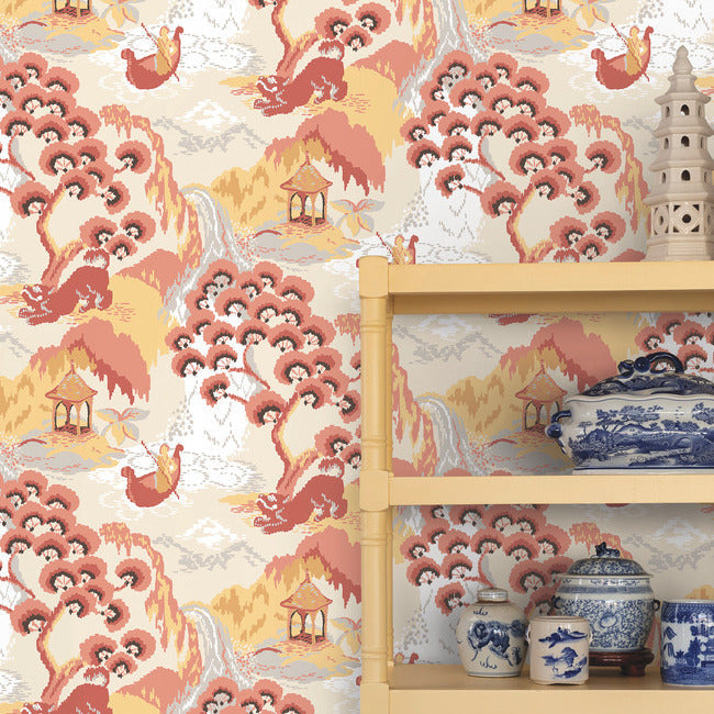 old-peking-premium-peel-stick-wallpaper-pink-lemonade-york-wallcoverings-psw1402rl