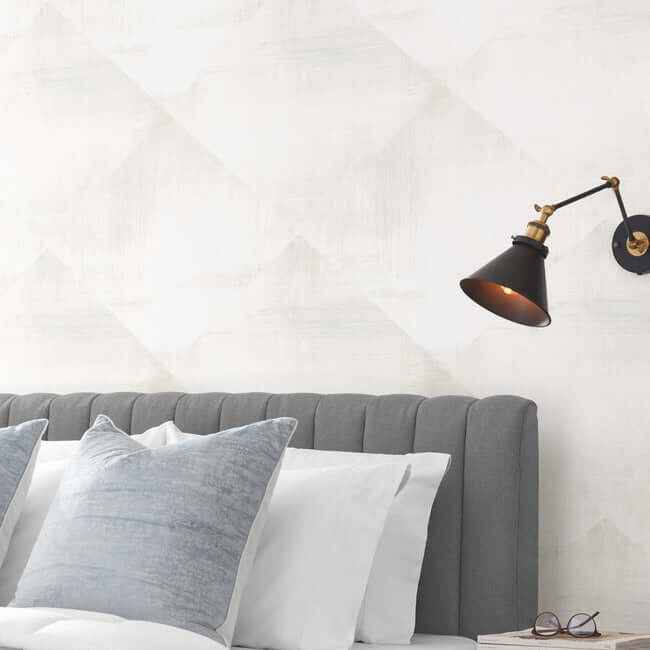 In Clay White Wallpaper - York Wallcoverings - CC1216 - York Wallcoverings Wallpaper