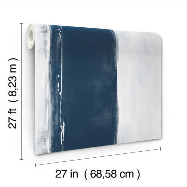 ink-wash-navy-wallpaper-york-wallcoverings-cc1272 - York Wallcoverings Wallpaper