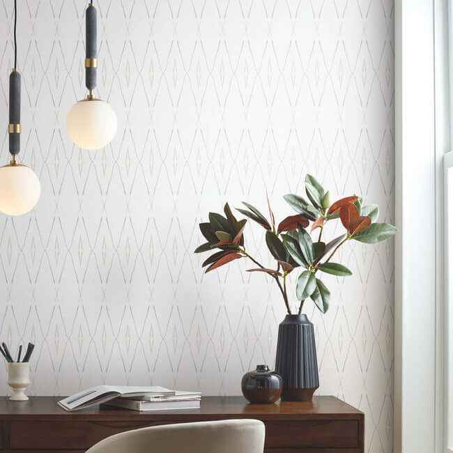 Artifact Silhouettes Natural Wallpaper - York Wallcoverings - CC1283 - York Wallcoverings Wallpaper