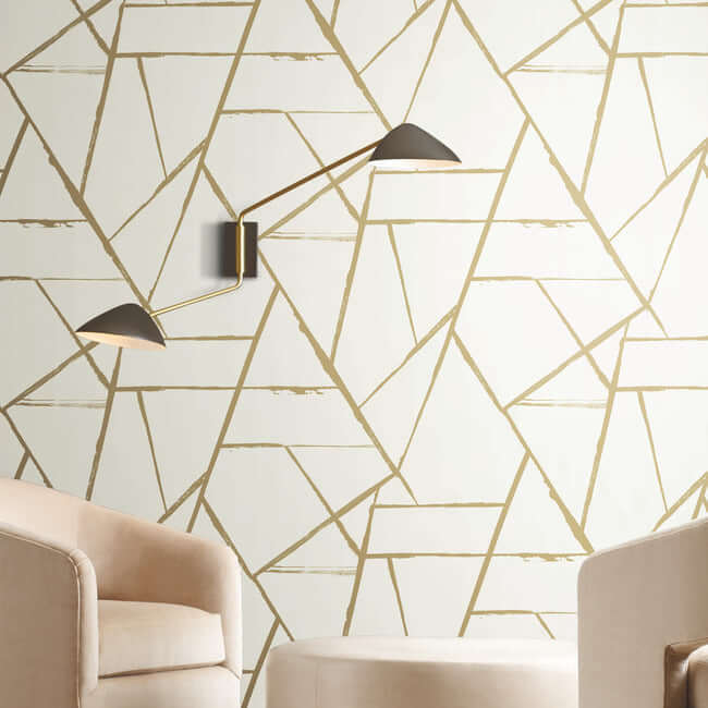 intersect-gold-metallic-wallpaper-york-wallcoverings-cc1294 - York Wallcoverings Wallpaper