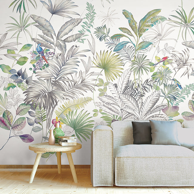 tropical-study-mural-white-york-wallcoverings-mu0278m