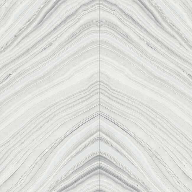 Onyx Strata Sheer Grey Peel & Stick Wallpaper - York Wallcoverings - PSW1422RL