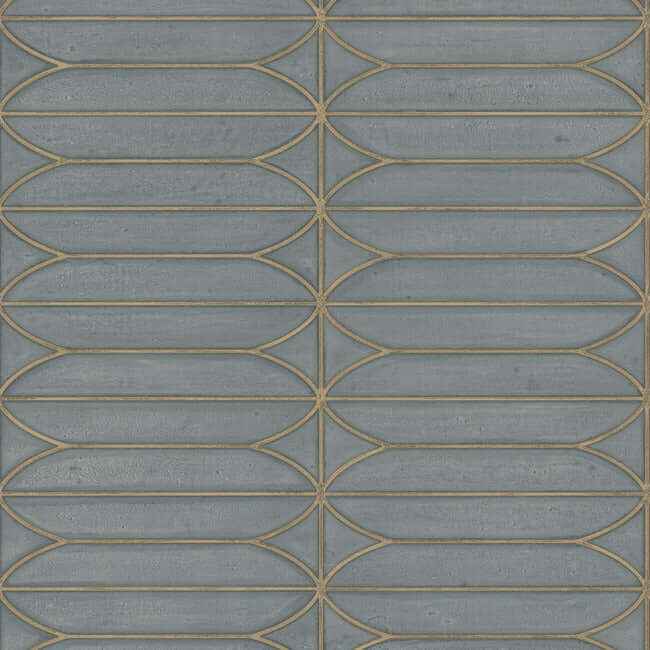 Pavilion Charcoal Peel & Stick Wallpaper - York Wallcoverings - PSW1410RL