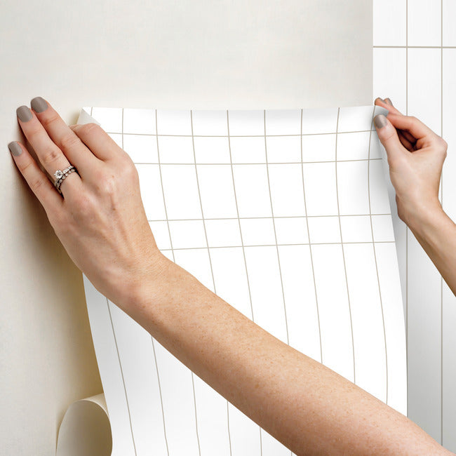 linear-gridwork-premium-peel-stick-wallpaper-linen-on-white-york-wallcoverings-psw1513rl