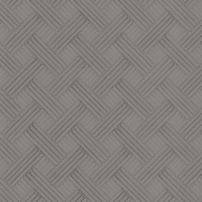 wickwork-graphite-wallpaper-york-wallcoverings-rrd7652 - York Wallcoverings Wallpaper