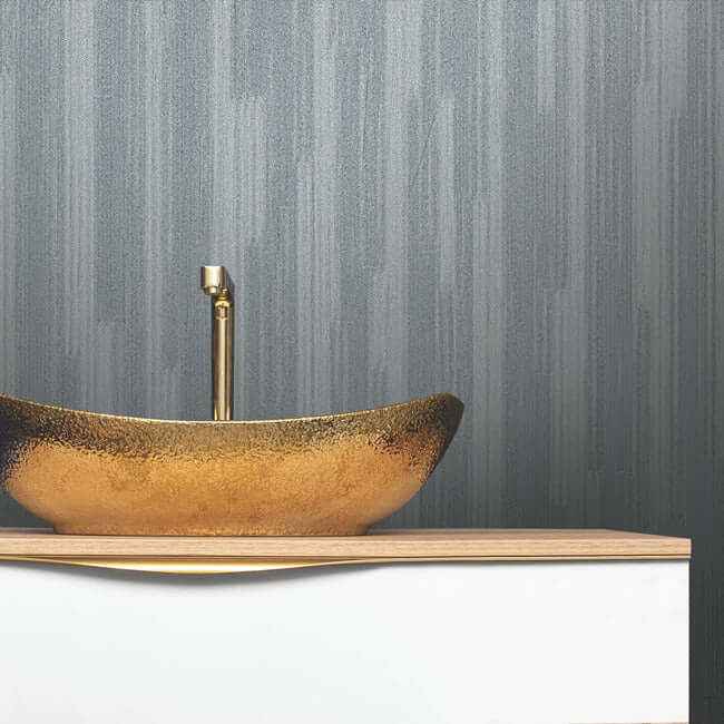 Newel Slate Wallpaper - York Wallcoverings - RRD7625N - York Wallcoverings Wallpaper